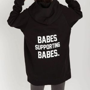 Babes Supporting Babes Big Sister Hoodie
